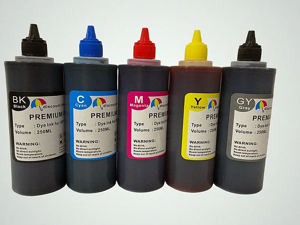5x250ml Refill ink for Canon PGI-250 CLI-251 MG6320 MG7120 MG7520 iP8720