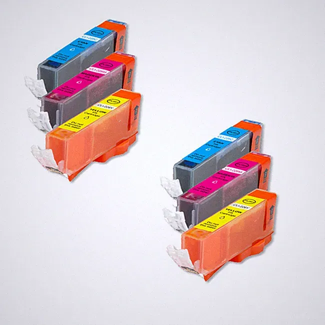 6 COLOR Ink Set + Chip for Canon CLI-251 CLI-251XL Photo MX722 MX922 MG6420