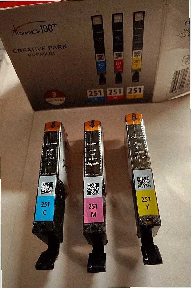 Canon CLI-251 (6514B009) Ink Cartridge - 3 Pack Replacement
