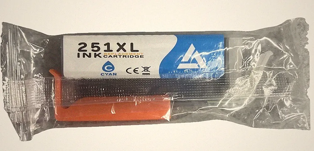 Canon CLI-251C XL High-Capacity Cyan Ink Cartridge Printer Expires 07/2025