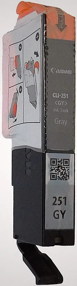 Canon CLI-251GY/6517B001 Gray Ink Cartridge