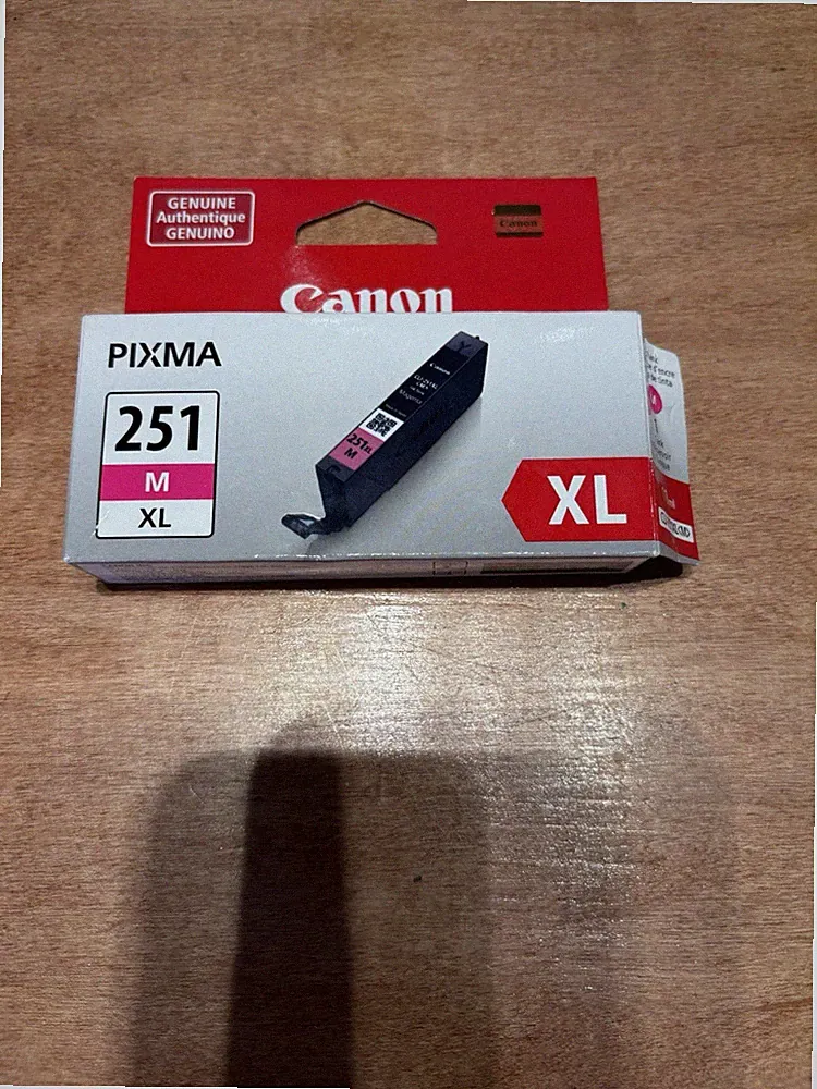 Canon CLI-251XL (6450B001) Magenta Inkjet Ink Cartridge Genuine OEM