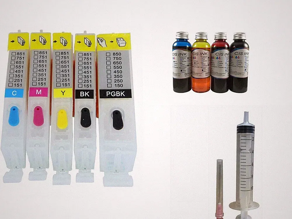 Empty Cartridge PGI-250 CLI-251 Canon MX922 MG5520 MG5522 +400ml Edible Ink