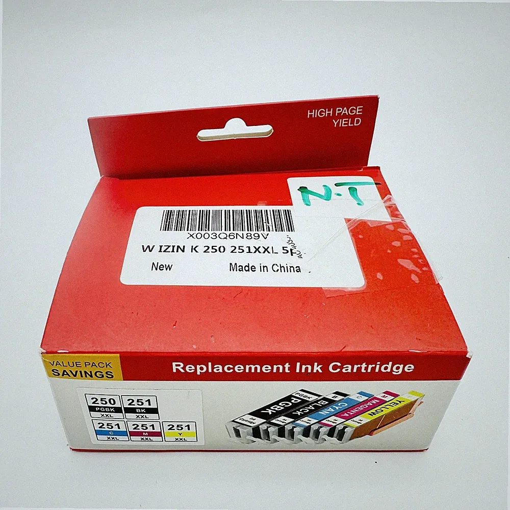 PGI-250XXL CLI-251XXL Refillable Cartridge for Canon ,5 sets