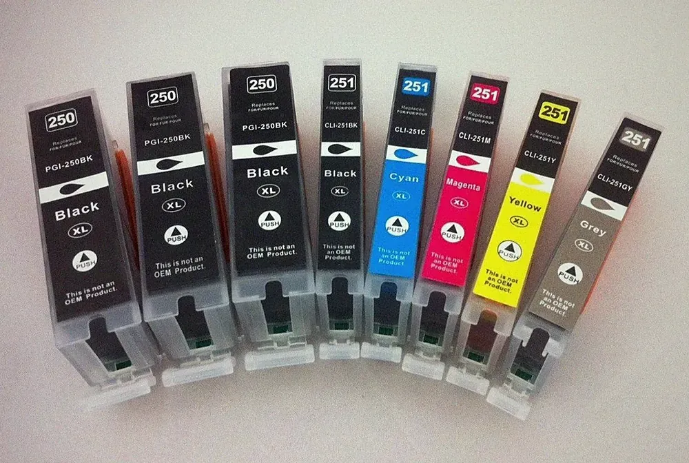 PGI250 CLI251 XL Ink Cartridge for Canon Pixma MG7520 MG7120 MG6620 MG6420 8PK